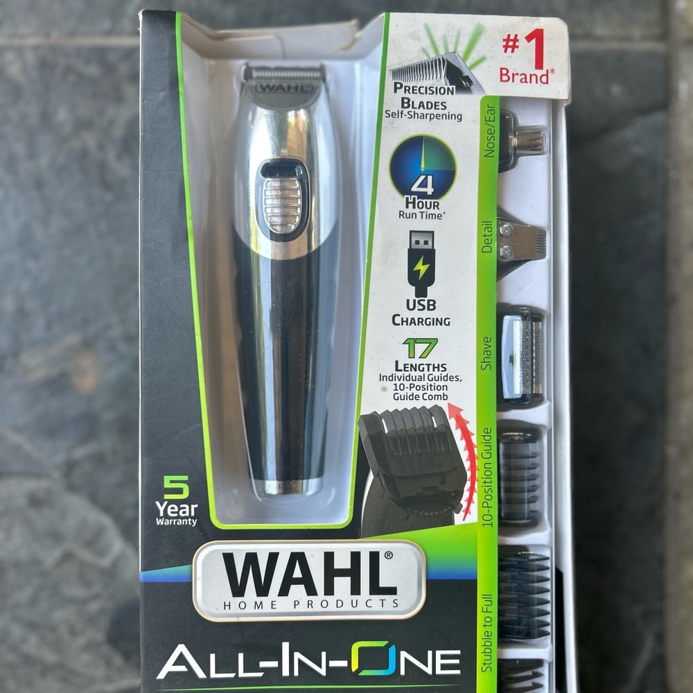 Wahl All-In-One Silver Trimmer with USB Charging